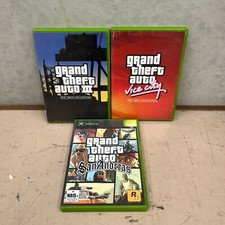 Pacote GTA Xbox Grand Theft Auto III, Vice City, San Andreas manuais comprar usado  Enviando para Brazil
