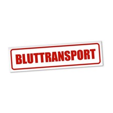 Bluttransport magnetschild aut gebraucht kaufen  Leipzig