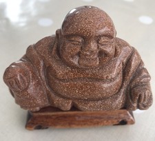 Red goldstone buddha for sale  OKEHAMPTON