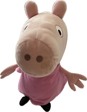 Vestido de brinquedo Giant Peppa Pig 20 polegadas pelúcia 2003 grande bicho de pelúcia C10 D101 comprar usado  Enviando para Brazil