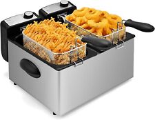 Fritadeira elétrica a óleo SUSTEAS, 2 cestas com controle de temporizador 5,4 QT/6L, 3000W comprar usado  Enviando para Brazil