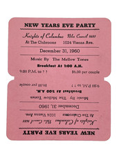 Vtg ticket new for sale  Lascassas