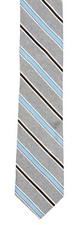 Gravata listrada de seda cinza masculina Samuelsohn L37125 comprar usado  Enviando para Brazil