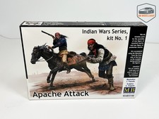 1:35 Bausatz Masterbox MB35188 indian wars series "Apache attack" // 4 C 0701 comprar usado  Enviando para Brazil