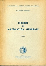 Lezioni matematica generale usato  Italia