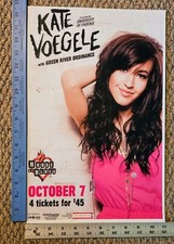 Pôster promocional de show Kate Vogal  comprar usado  Enviando para Brazil