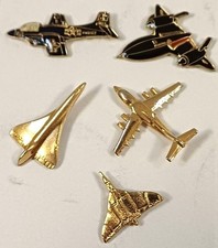 Aeroplane badges five for sale  TAMWORTH