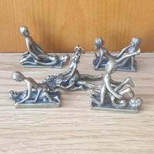 Risque brass figurines for sale  LYTHAM ST. ANNES