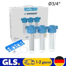 Prefiltro acqua pozzo sanitario Wessper 10 "3 stadi ¾". na sprzedaż  Wysyłka do Poland