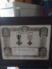 Diplôme médaille militaire d'occasion  Verdun