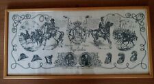 QUADRO STAMPA GALUP PINEROLO VINTAGE CARLO EMANUELE NIZZA CAVALLERIA REGGIMENTO comprar usado  Enviando para Brazil