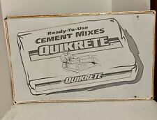 Vintage quikrete concrete for sale  Amarillo