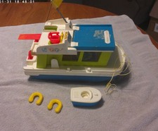 Vintage Fisher Price 1972 casa-barco-com preservadores de vida-não é um conjunto completo, usado comprar usado Vintage Fisher Price 1972 casa-barco-com preservadores de vida-não é um conjunto completo, usado comprar usado  Enviando para Brazil