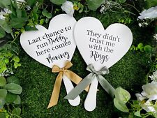 Personalised wedding paddle for sale  DONCASTER