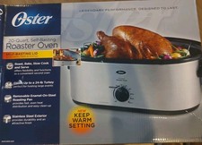 Forno torrador Oster 20 Qt 4 em 1 SELF BASTING aço inoxidável CKSTRS20-SBHCW comprar usado  Enviando para Brazil
