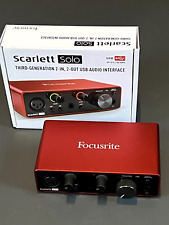 Focusrite scarlett solo for sale  Madison