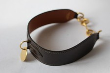 Collier cuir brun d'occasion  Seyssel