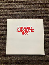 Renault automatic 1300 for sale  LUTON