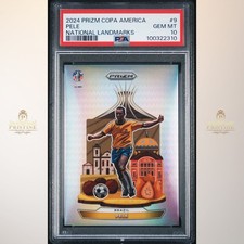 PELE 2024 Panini Prizm Copa America National Landmarks #9 PSA 10 GEM ESTADO PERFEITO 1C comprar usado  Enviando para Brazil
