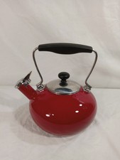 Bule de chá Chantal Whistling esmalte vermelho comprar usado  Enviando para Brazil
