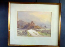 Victorian landscape watercolou for sale  SOUTHWELL