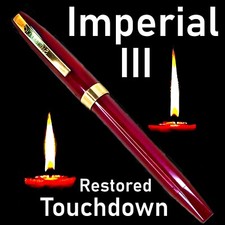 Usado, Caneta-tinteiro Sheaffer Imperial III touchdown Borgonha média comprar usado  Enviando para Brazil