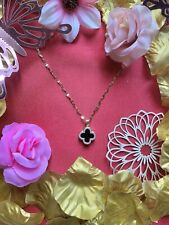 Collier trèfle noir d'occasion  Paris IX