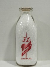 Sspq milk bottle for sale  Cortland