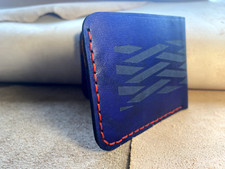 Leather wallet hand for sale  NEWARK