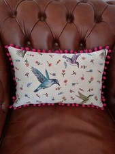 Dekokissen vogelmuster gobelin gebraucht kaufen  Stuttgart