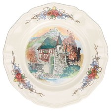 Kuchenteller dorfszene sarregu gebraucht kaufen  Kappeln