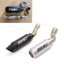 Silenciador preto tubo médio para Honda CBR500R CB500F 2016-2025 comprar usado  Enviando para Brazil