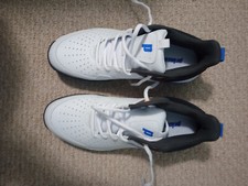 NOVO Sapato de Tênis Prince Cross Court Masculino Tamanho 11 1/2 Branco com Azul/Branco comprar usado  Enviando para Brazil