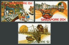 Singapore 222 224 d'occasion  Expédié en France