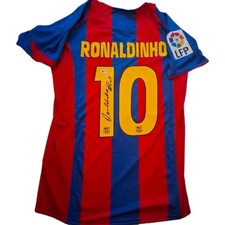 Ronaldinho signed barcelona for sale  HOUNSLOW
