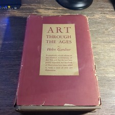 Vintage "Art Through The Ages" Art History 1936 Revised Helen Gardner Textbook comprar usado  Enviando para Brazil