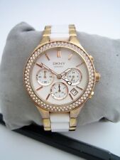 DKNY RELÓGIO CRONÓGRAFO FEMININO CHAMBERS CERÂMICA NY4983 AÇO INOXIDÁVEL GENUÍNO comprar usado  Enviando para Brazil