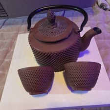 Tetsubin teapot set for sale  Portland