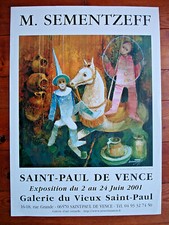 Affiche sementzeff 2001 d'occasion  Bormes-les-Mimosas