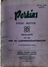 Ersatzteilliste perkins diesel gebraucht kaufen  Poing