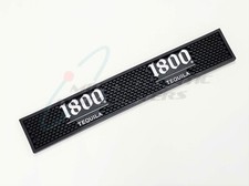 Jose Cuervo 1800 Tequila Rail Bar Pour Spill Mat 21" x 3-3/8", preto e branco, usado comprar usado  Enviando para Brazil