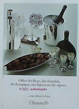 Publicite christofle orfevreri d'occasion  Cires-lès-Mello