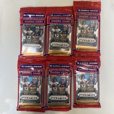 Lote de 6 violoncelos 2021 NFL Panini Prizm Fat Pack vermelho branco azul 🎆 comprar usado  Enviando para Brazil