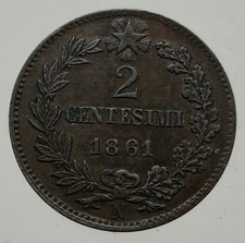 Raro centesimi 1861 usato  Italia