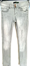 Pantalon jeans gris d'occasion  Flers