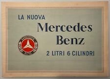 LA NUOVA MERCEDEZ BENZ 2 LITRI 6 CILINDRI DEPLIANT PUBBLICITARIO AUTOMOBILI, usado comprar usado  Enviando para Brazil