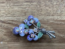 Vintage brooch. lilac for sale  CAERNARFON