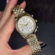 Usado, Relógio de pulso feminino clássico elegante Guess na cor dourada comprar usado  Enviando para Brazil