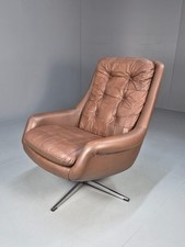 Vintage danish leather for sale  STOWMARKET