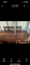 Solid wood dining for sale  LEEDS